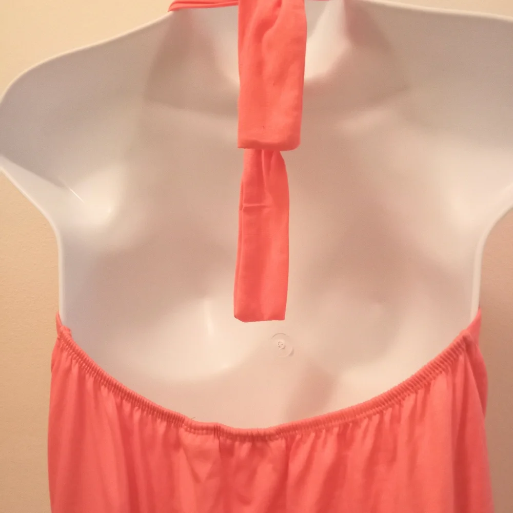 NWT🎁FREE GIFT INCLUDED🎁Midi Dress Push-Up Pads Bra, Strap Neck Halter Summer - Picture 13 of 16